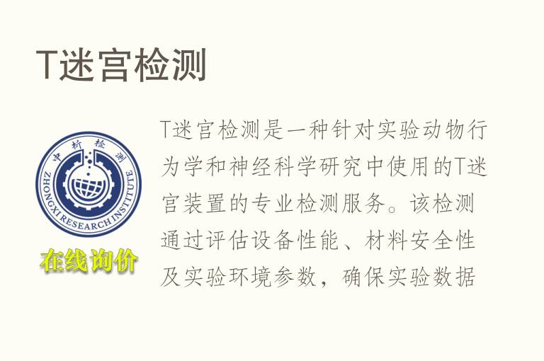 T迷宫<font color='red'>检测</font>